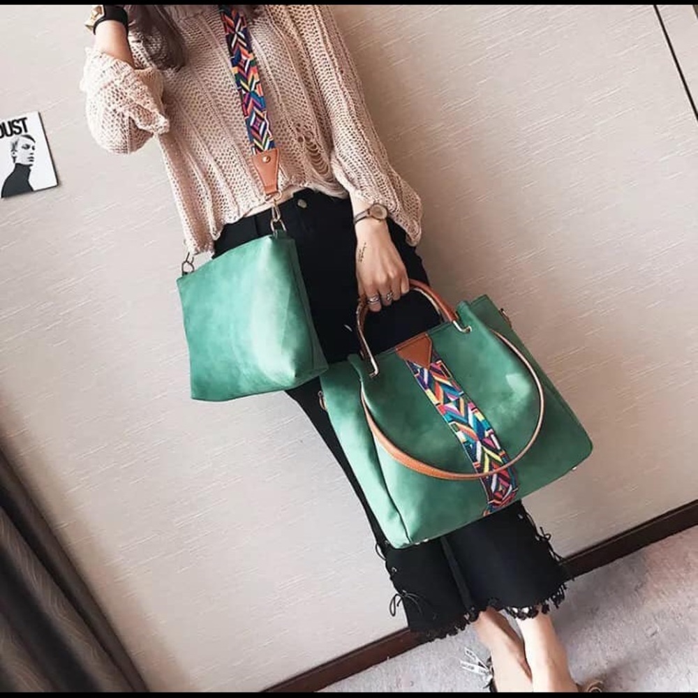 Demi Distressed Bag Set